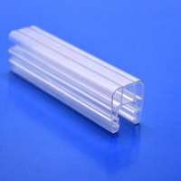 Waterproof polycarbonate accessories side plastic h profile u profiles