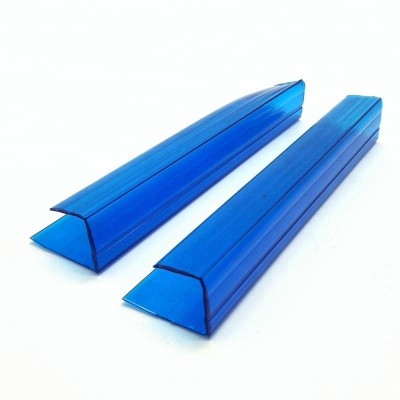 High Quality Polycarbonate Sheet 6-8mm PC accessories U profile joint lexan awnings